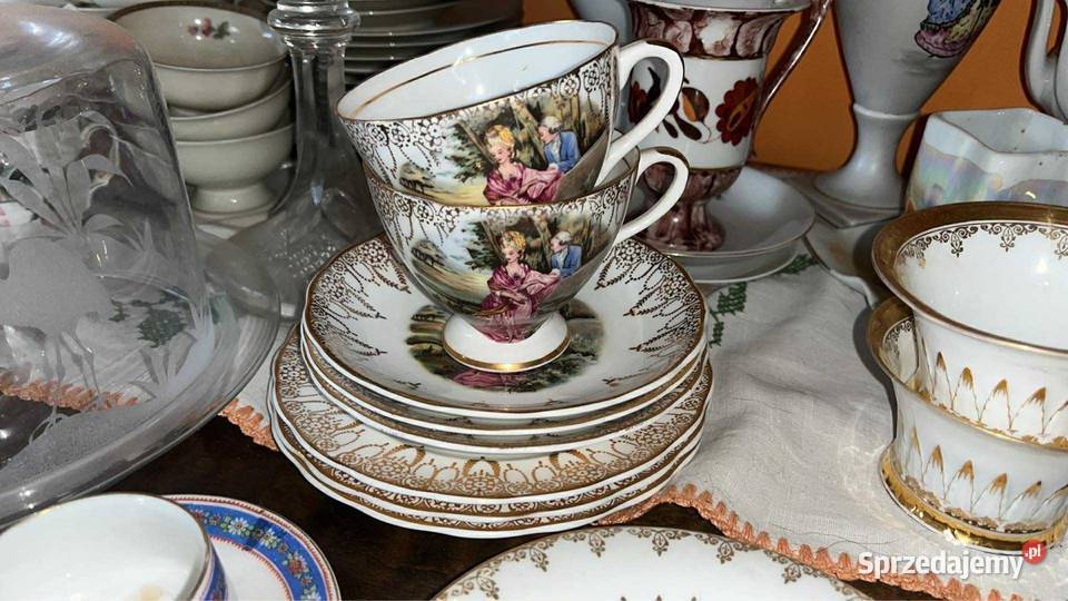 Filiżanka z talerzykiem Cobrige Bandbach R D Gdańsk