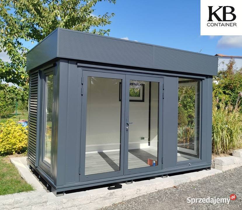 Kontener biurowy Małe przeszklone biuro 40 x 25 Kędzierzyn-Koźle