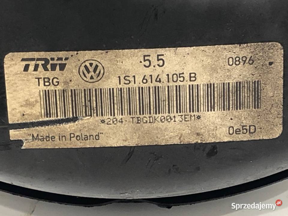 SERWO HAMULCOWE SKODA CITIGO 1S1614105B