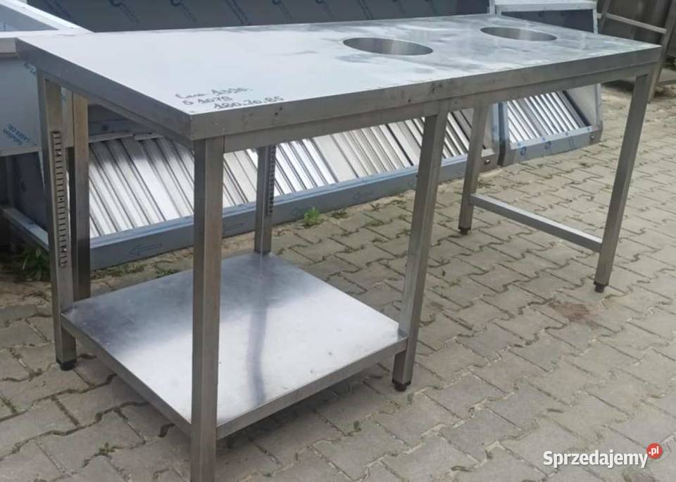 Stół z Dwiema Dziurami Na Odpady 1807085 S 1079O Ostrów Wielkopolski