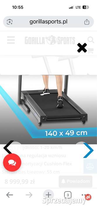 Sprzedam bieżnie lubuskie Słubice