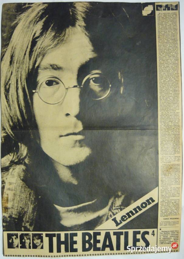 PLAKATY LENNON JOHN WYPRZEDAŻ ŚWIAT PLAKATÓW Bydgoszcz