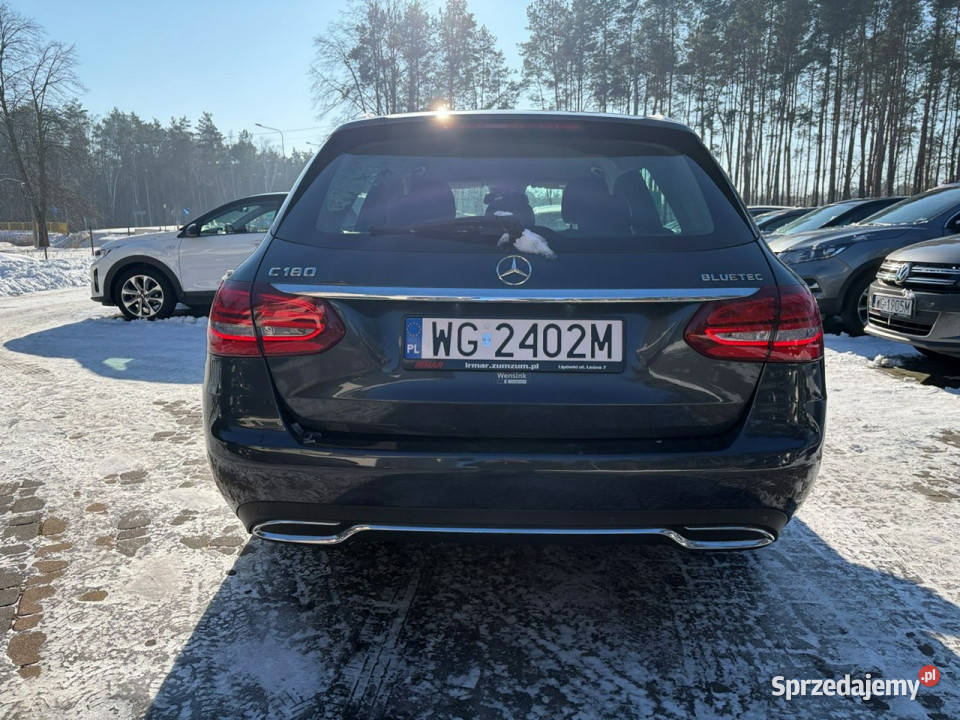 Mercedes C 180 Full LED ILS Czujniki parkowania elektrycznie ustawiane fotele Lipówki