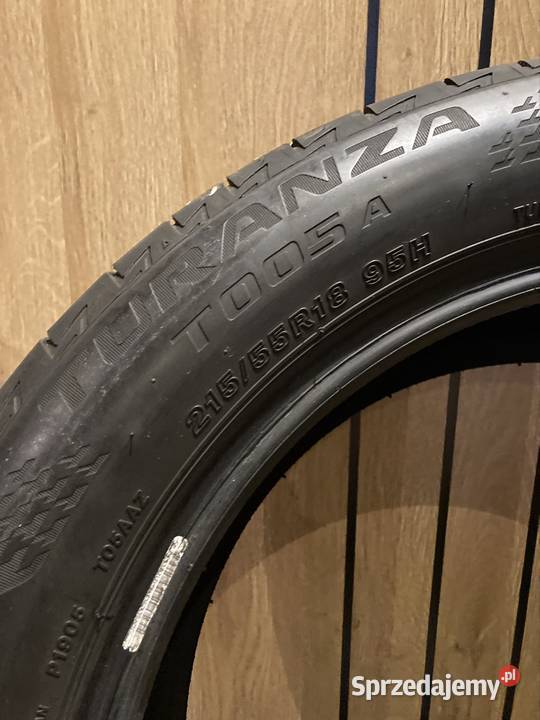 Opony komplet letnie 4x Bridgestone turanza 215 śląskie Sosnowiec