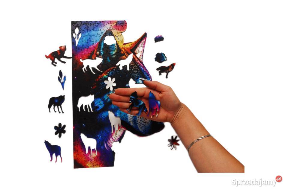 Puzzle Drewniane Premium EKO Wiłk A4 Puzzle Łódź