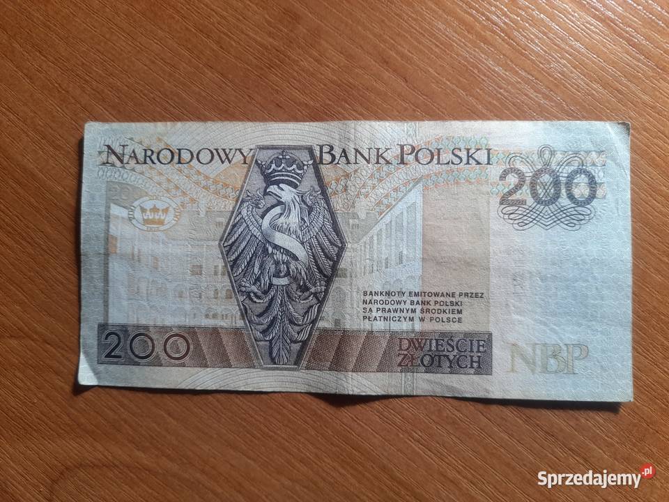 Banknot 200zl 25031994 Oleśnica