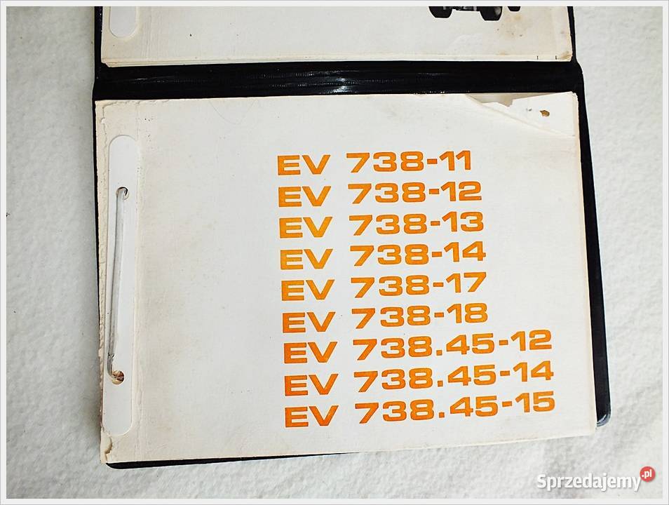 Katalog części wózek widłowy EV738 Balkancar