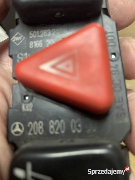 Mercedes w202 w208 w210 przełącznik awaryjnych osobowe Nieborowice