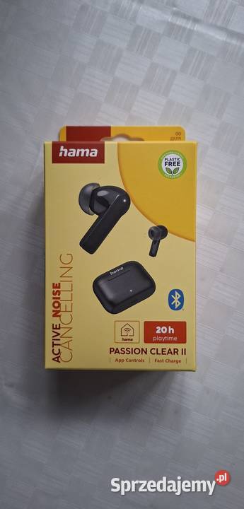 Słuchawki dokanałowe HAMA Passion Clear II ANC Małkinia Górna