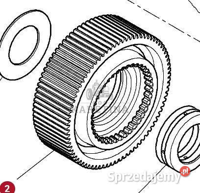 Massey Ferguson 5410 Koło Zębate Zębnik Zębatka