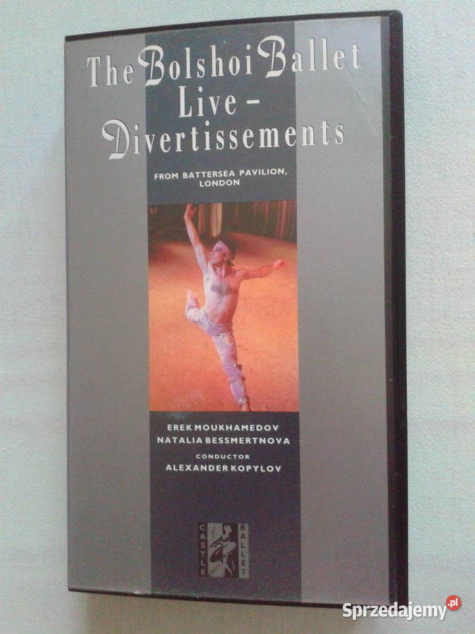 The Bolshoi Ballet LiveDivertissements 1986 VHS lubelskie Puławy
