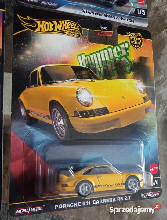 Hot Wheels Premium 4 sztuki Porsche Toyota szary/srebrny Sosnowiec