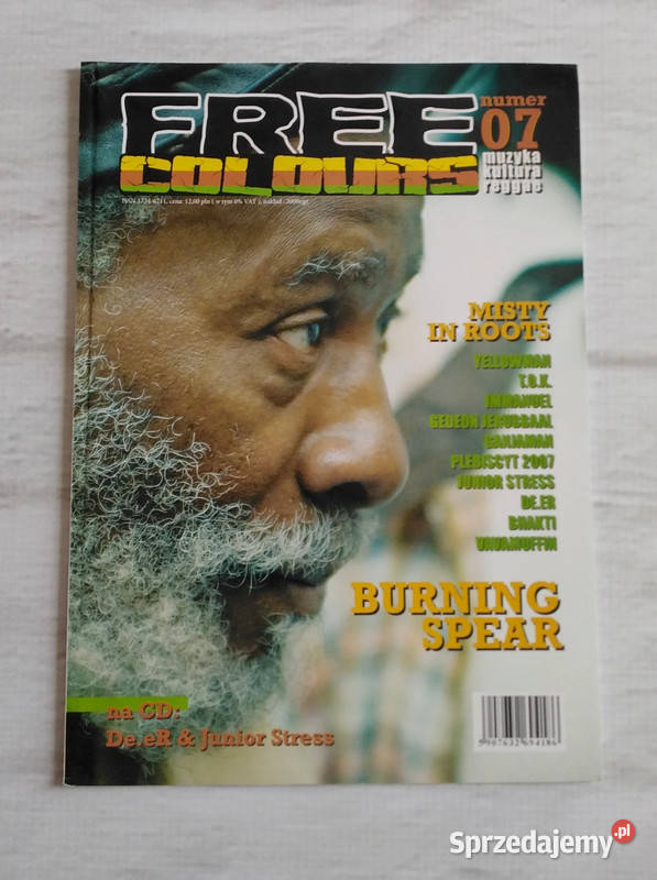 Free Colours 5 sztuk Reggae Dub Ska Rasta Czasopisma