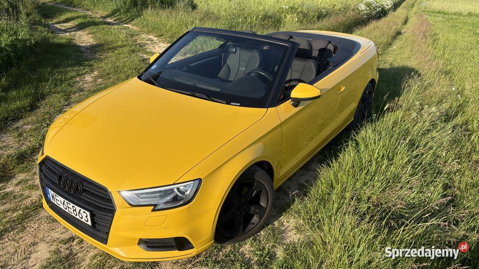 Audi A3 cabrio 2017 diesel 150 automat mazowieckie