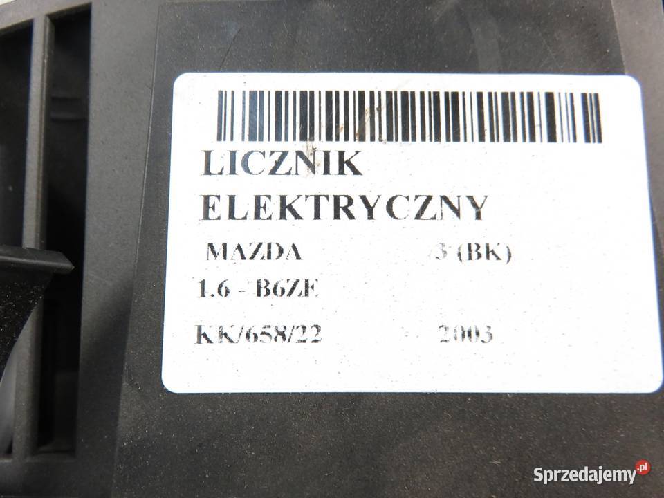 LICZNIK MAZDA 3 BK 16 B6ZE 4KBP4KB