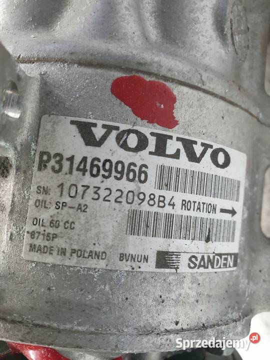 SPRĘŻARKA KLIMATYZACJI Volvo V40 II 15 T turbo