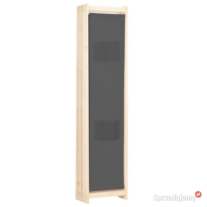 Parawan 6panelowy szary 240 x 170 x 4 tkanina Warszawa