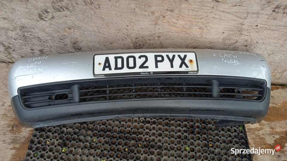VW LUPO I ZDERZAK PRZÓD LA7W Zbierkowo