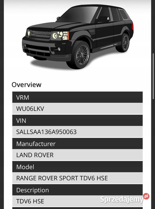 SILNIK 276DT Land Range Rover Sport L320 27 V6 Części samochodowe lubelskie Chełm
