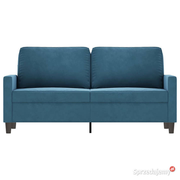 Sofa 2osobowa niebieski 140 tapicerowana Sofy i kanapy Warszawa