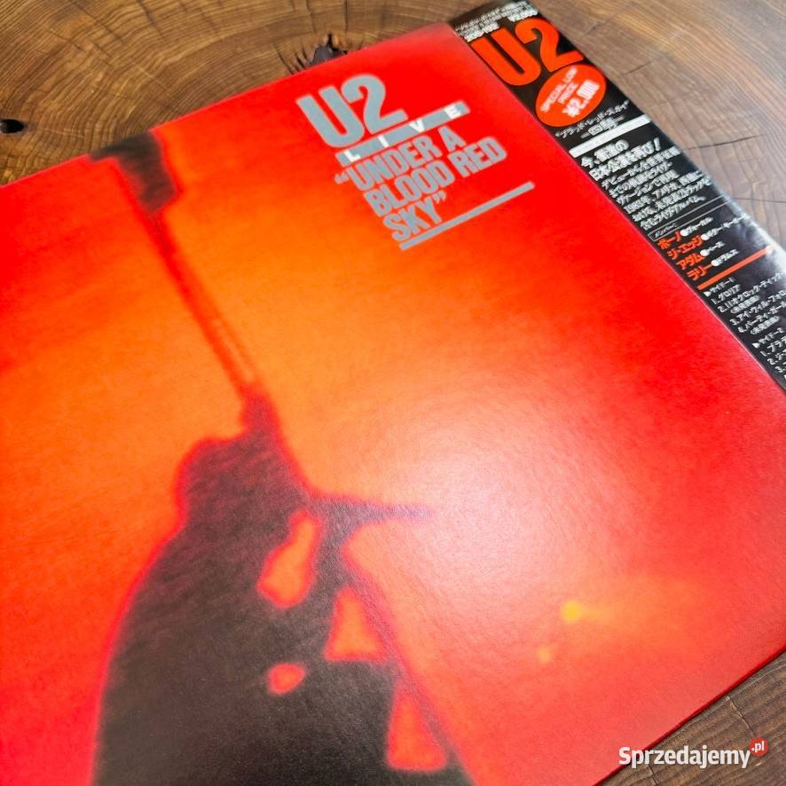 U2 Live Under A Blood Sky EXNM Japan Obi LP 1983 Łódź