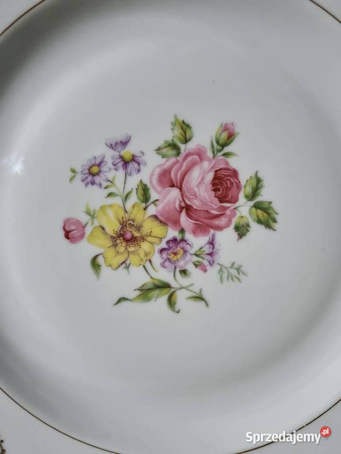 Talerz Porcelana Francuska Limoges Unikat Wola Podłężna