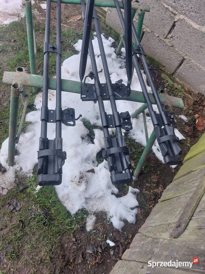 3 Bagażniki Rowerowe THULE na Dach Samochodu Zagrodno