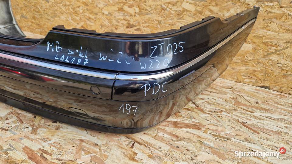 MERCEDES SKLASA W220 PDC ZDERZAK TYLNY TYŁ KOD Słowikowo sprzedam