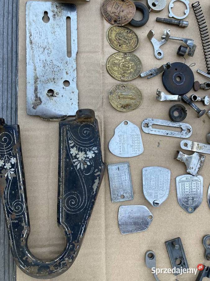 Domowe zabytkowe maszyny do szycia części Piotrków Kujawski