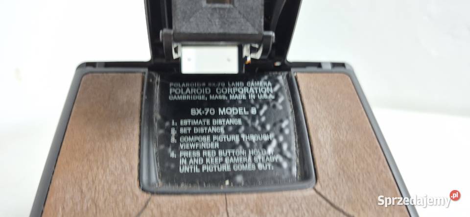 Polaroid SX70 Land Camera Model 3 Oryginalne lubelskie