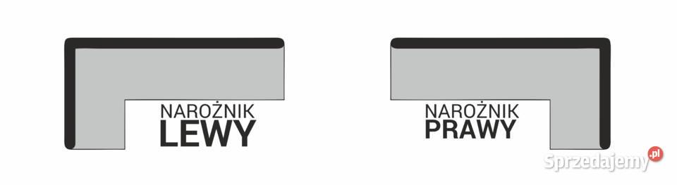 Narożnik NORA tkaniny wodoodporne funkcja spania 215cm Gorzów Wielkopolski