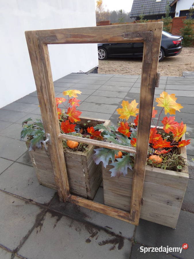 Stare okno rama lustro obraz rama okienna 109x59