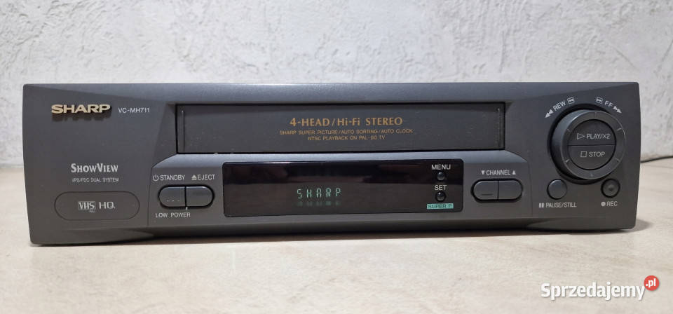 Video magnetowid SHARP VC MH 711 VC MH711 VHS Międzychód