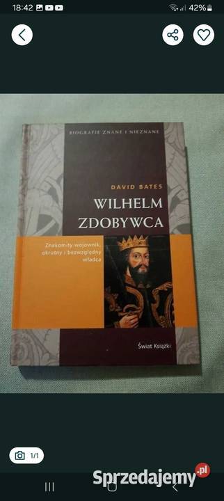 Wilhelm Zdobywca David Bates twarda Siemianowice Śląskie