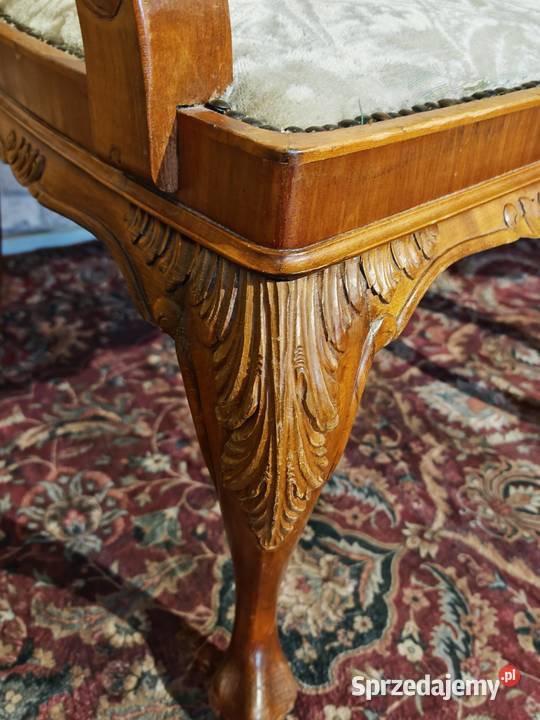 Dwa piękne fotele trony ludwik świętokrzyskie Sandomierz