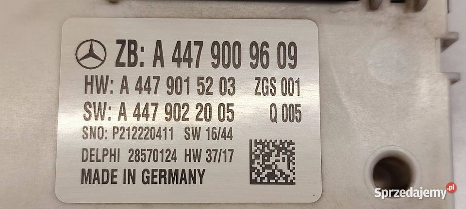 MERCEDES VITO W447 MODUŁ KOMFORTU A4479009609 sprzedam
