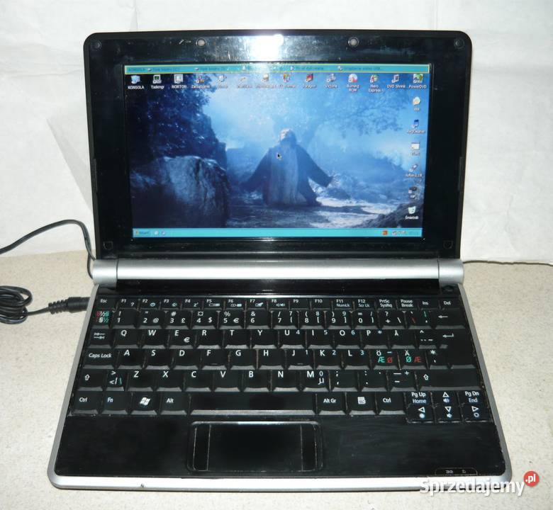 Malutki Laptop Packard Bell 7 netbook Atom 16 Krotoszyn