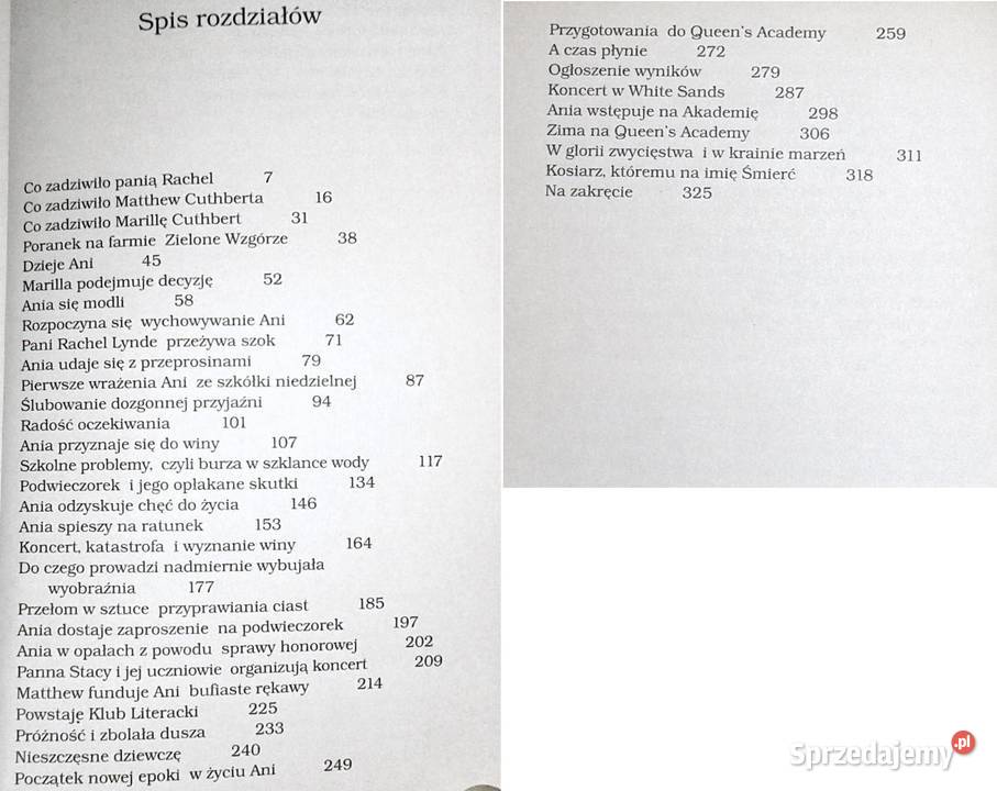 Ania z Zielonego Wzgórza Lucy Maud Montgomery Chełm