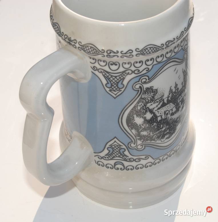 Stary kufel porcelana BOGUCICE kolekcjonerski śląskie Cieszyn sprzedam