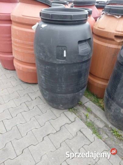 Beczka Plastikowa 220L z Zakręcanym Wiekiem sprzedam