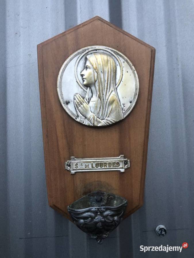 Maryja kropielnica sygnowana Lourdes sprzedam