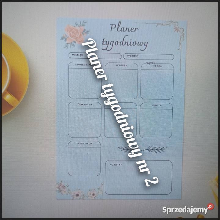 Planery tygodniowe pdf
