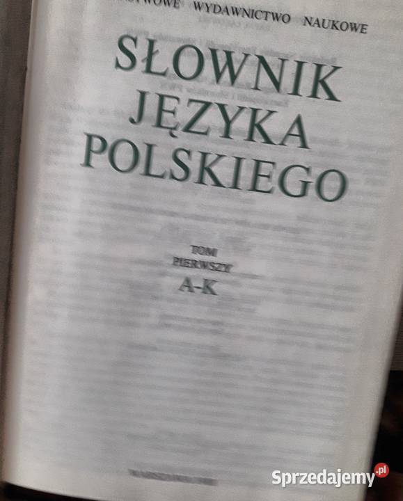 Słownik języka polskiego PWN 3 tomy Gdańsk