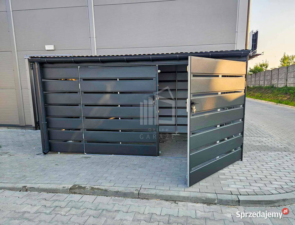 Wiata śmietnikowa Schowek 4x2m Brama Zabudowany Włocławek