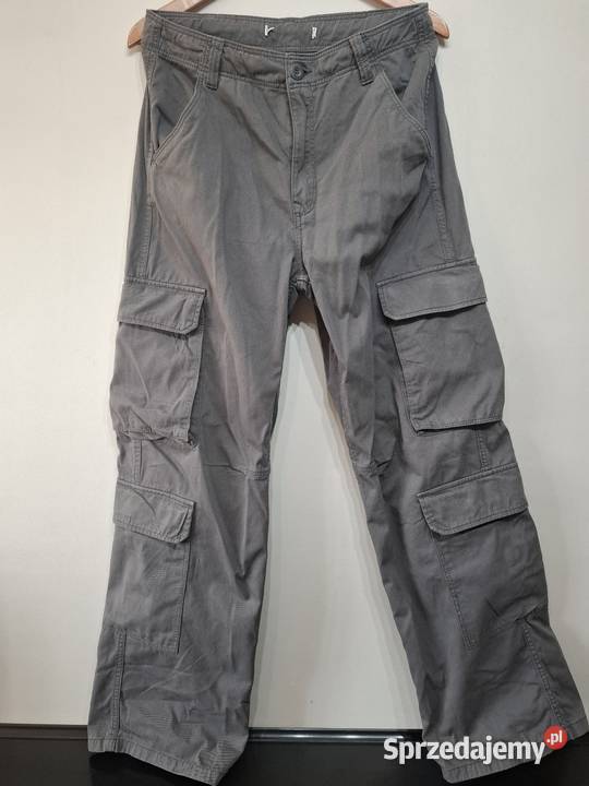 Bershka M spodnie cargo bojówki unisex małopolskie Kraków sprzedam