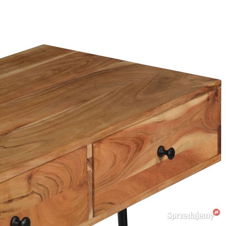 vidaXL Biurko ścienne 90 x 40 x 170 lite drewno Warszawa