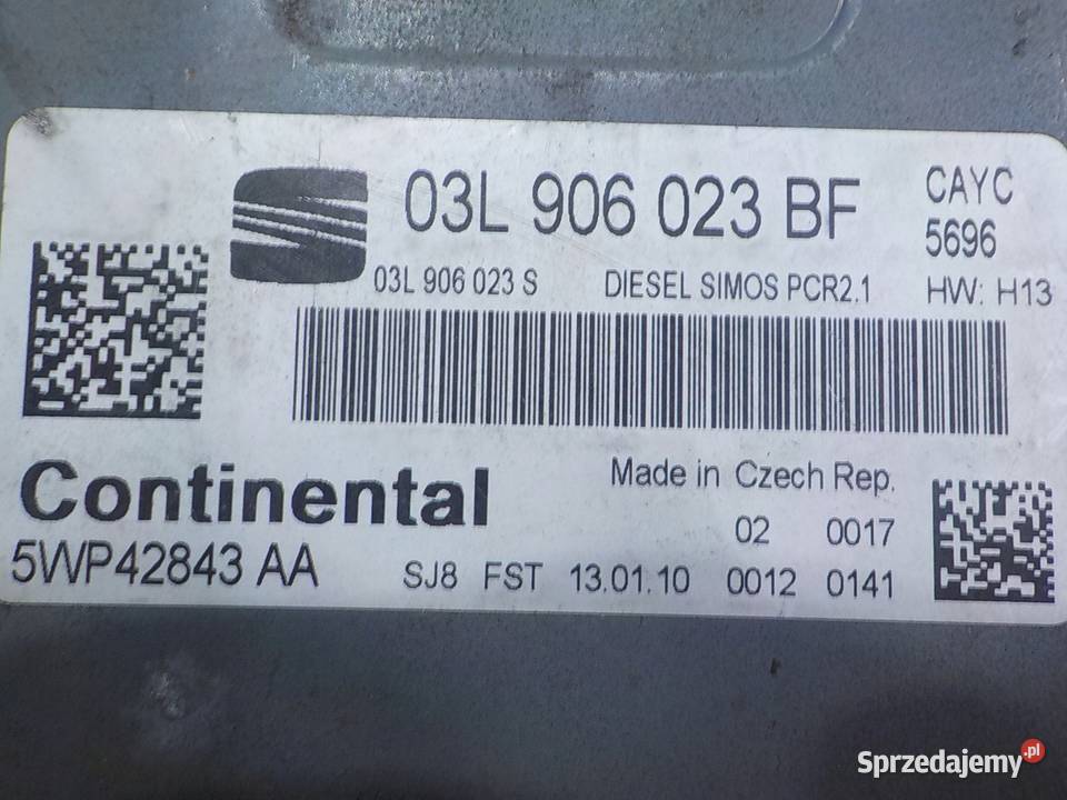 IBIZA IV 6J 16 TDI 10r HB 3D sterownik komputer mazowieckie Suków sprzedam