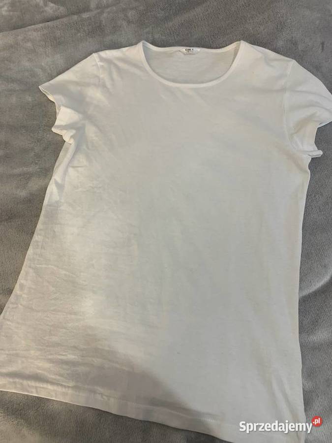 Tshirt koszulka bluzka z krótkim rękawem czysta krótki Bluzki, koszulki i kaftaniki Jasło
