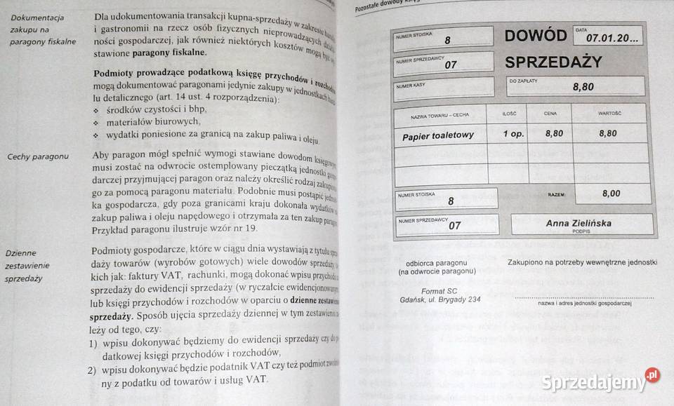Formy ewidencji podatkowej Teresa Martyniuk