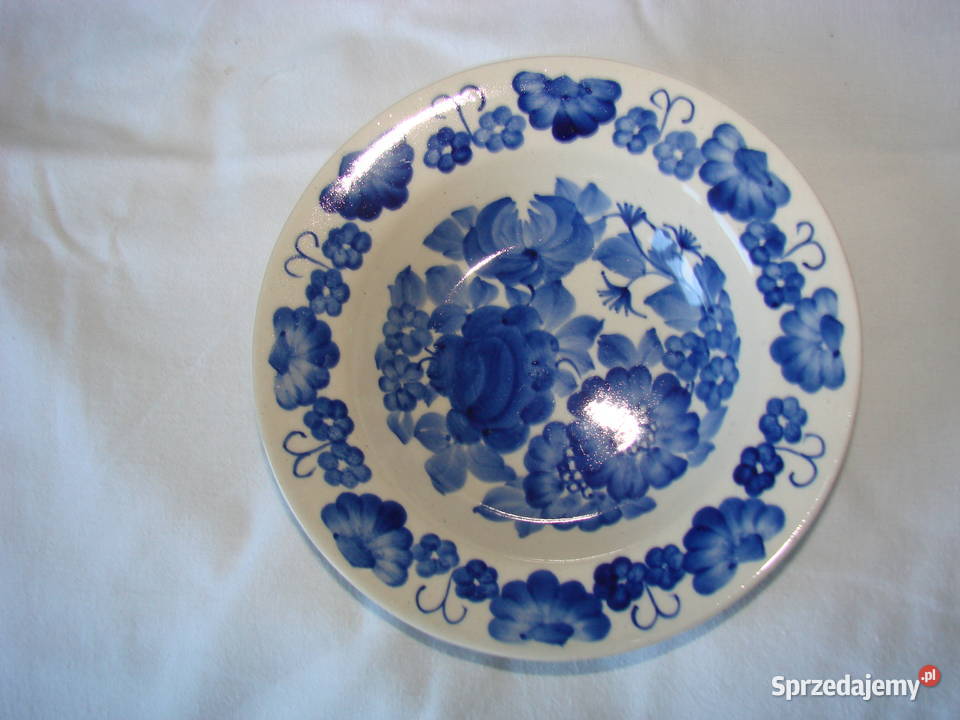Włocławek fajansowy talerzyk 17 Pruszcz Gdański